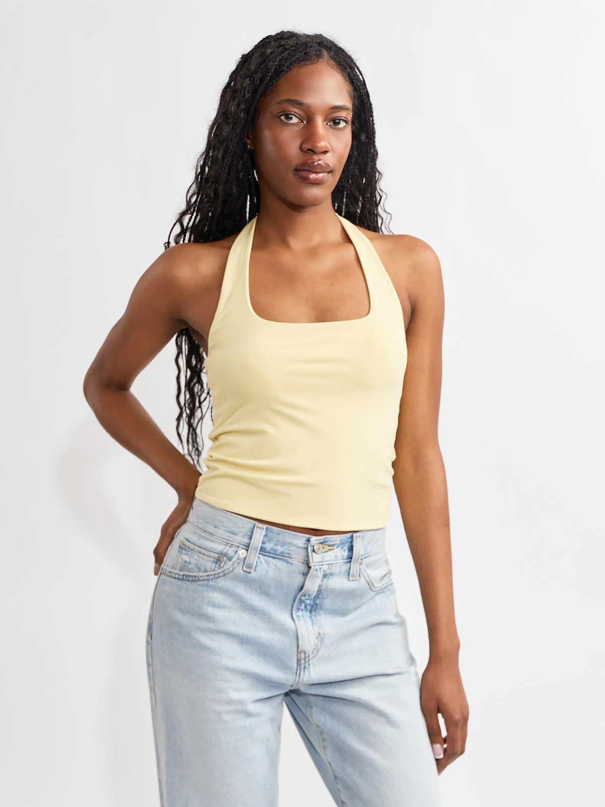 Hailey Halter Sleeveless Top